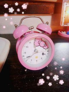 Hello Kitty Alarm Clock Twin Bell Pink