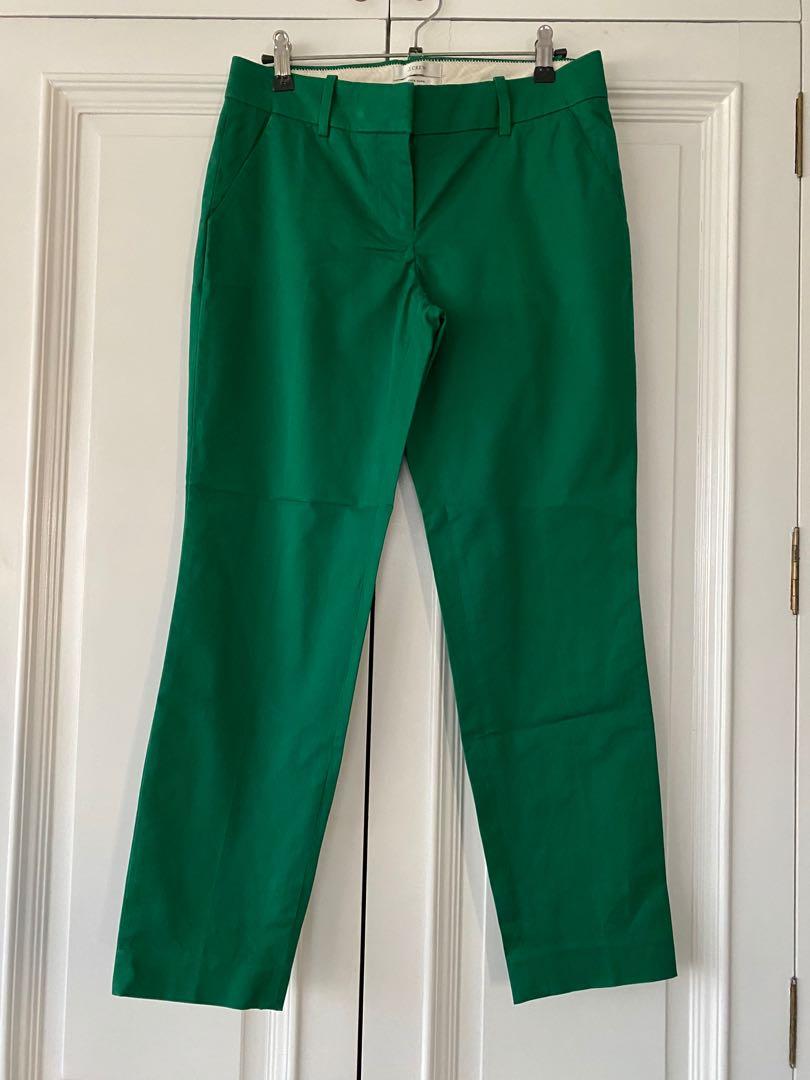 Kelly green capri pants online
