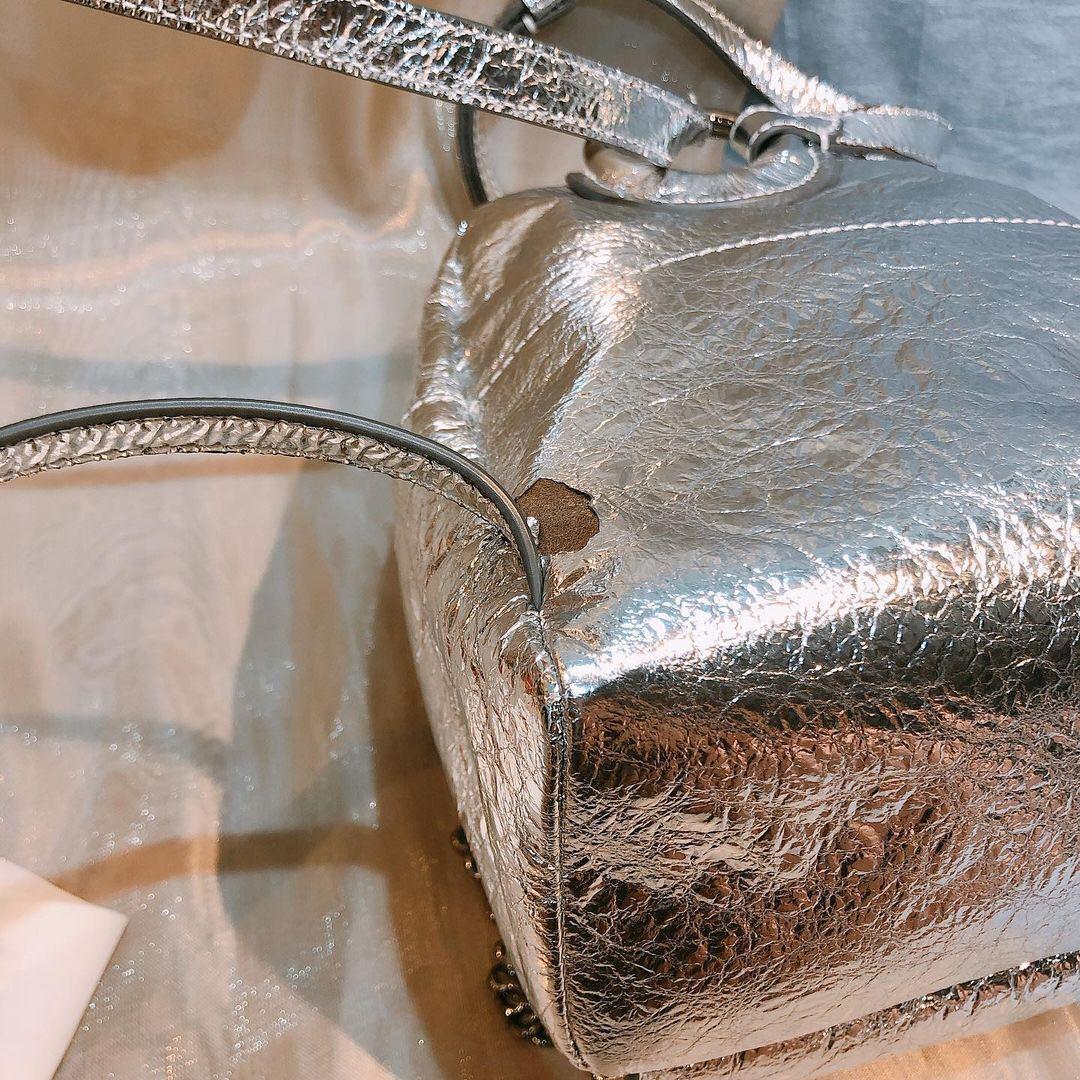 Jimmy Choo Mini Backpack Silver, 女裝 