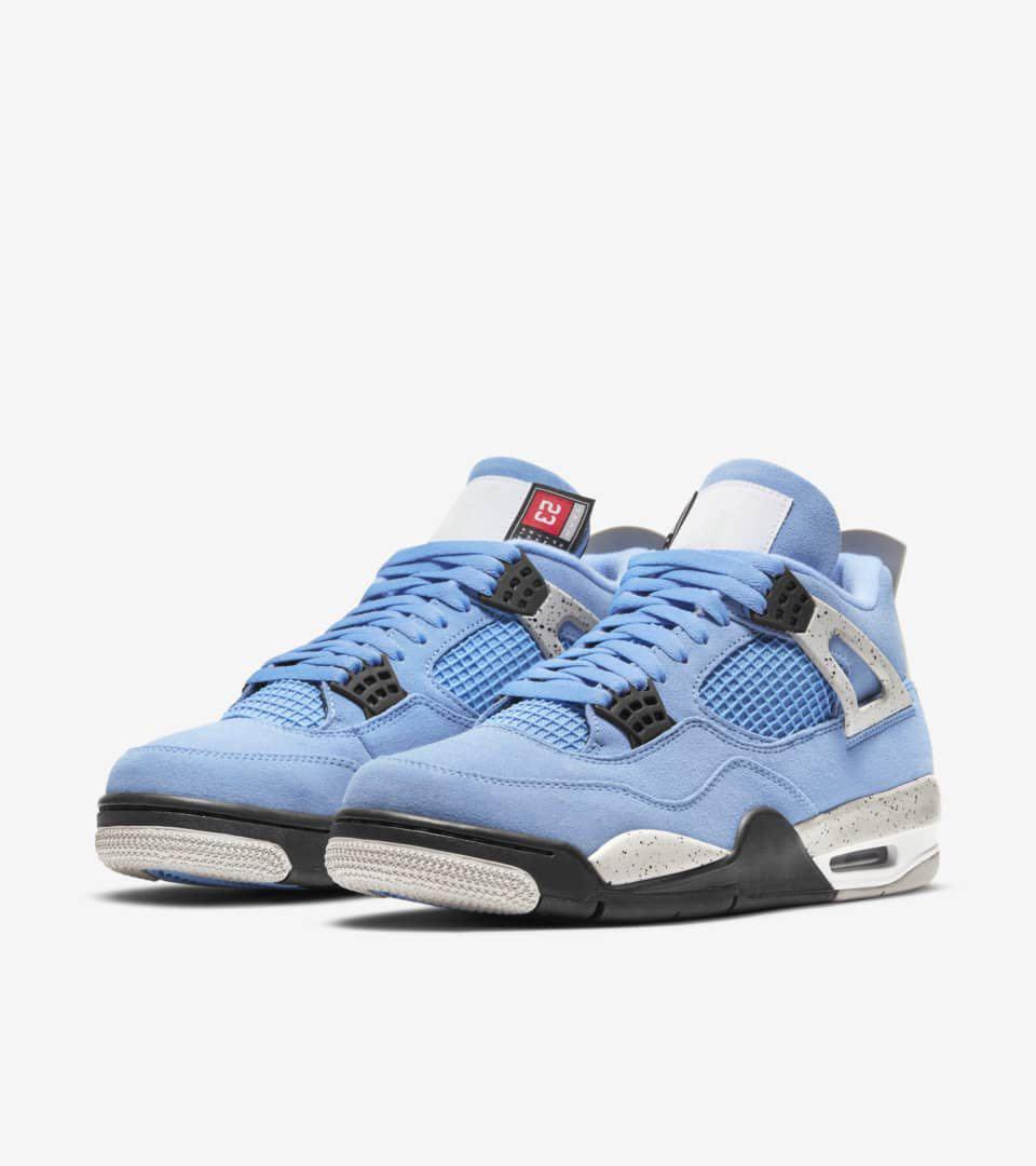 Jordan 4 University Blue, Men's Fashion, Footwear, Sneakers on Carousell