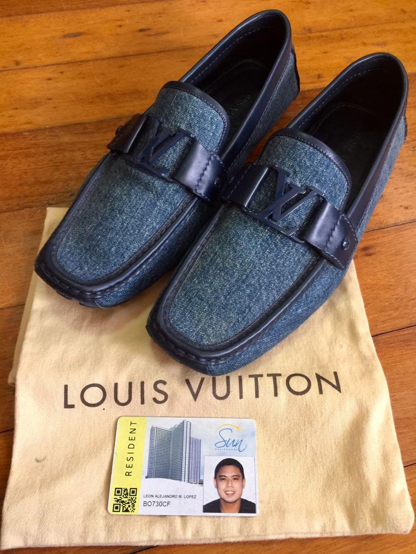 Louis Vuitton Monte Carlo Denim Loafer, Men's Fashion, Footwear, Dress Shoes  on Carousell