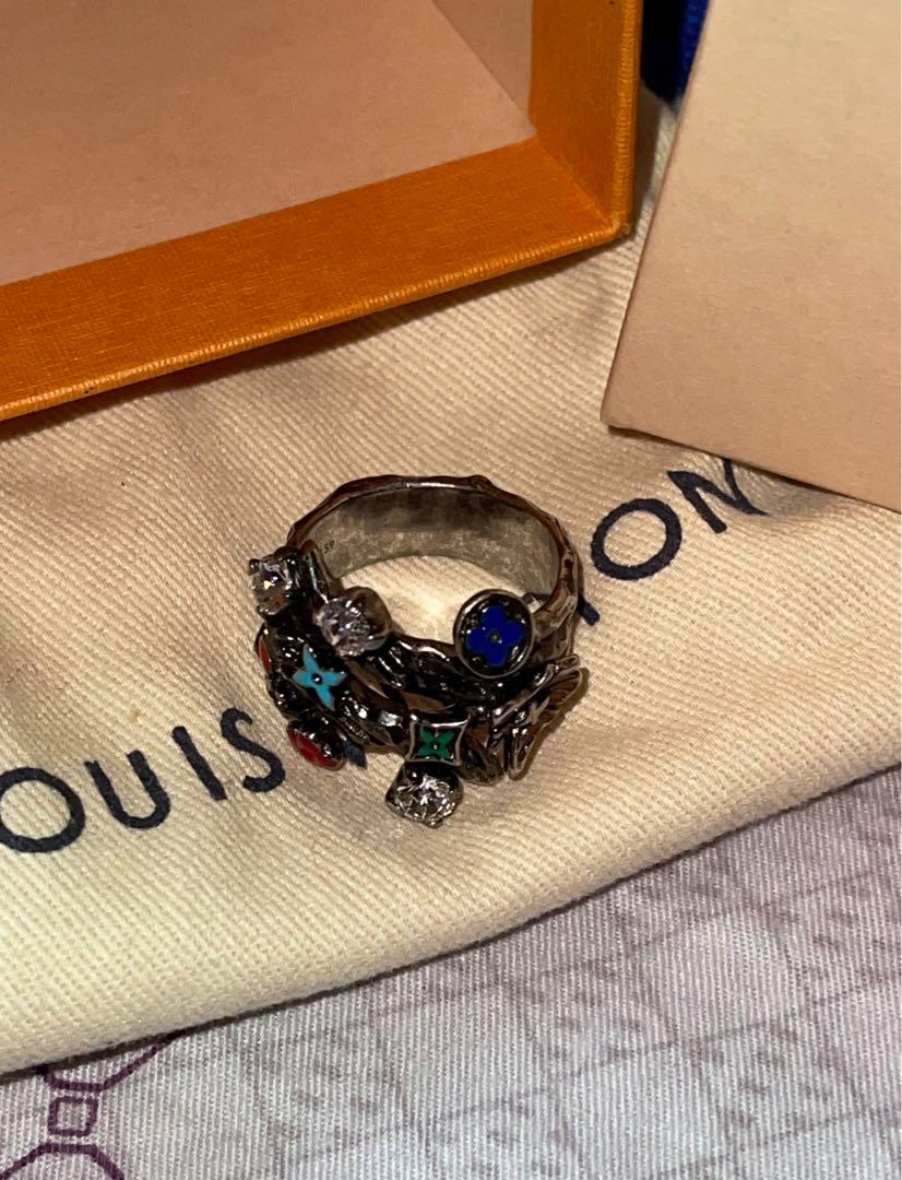絕版Virgil Abloh 作品Louis Vuitton LV ring 水晶戒指男裝, 名牌