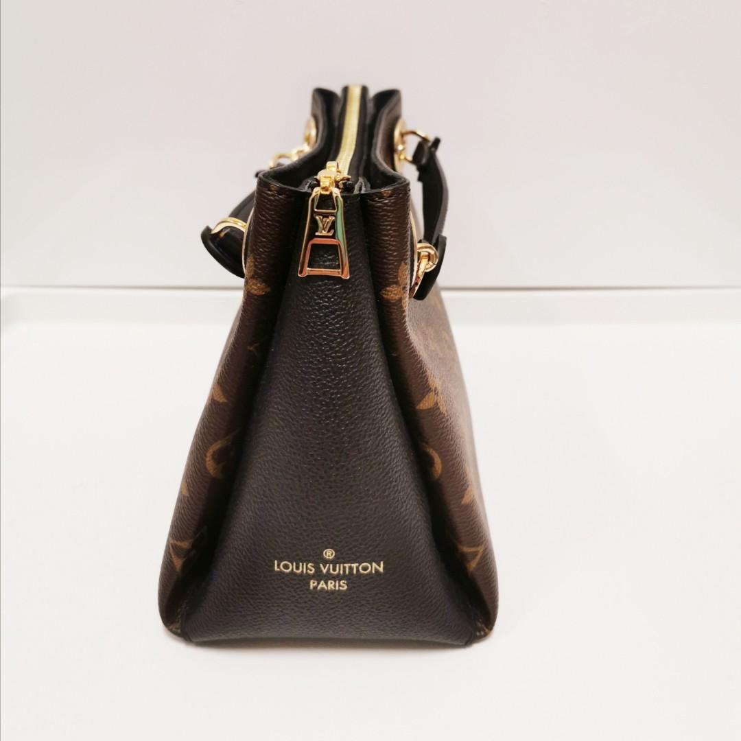 Louis Vuitton Surene BB Shoulder Bag Monogram Canvas Leather Brown Black  Noir