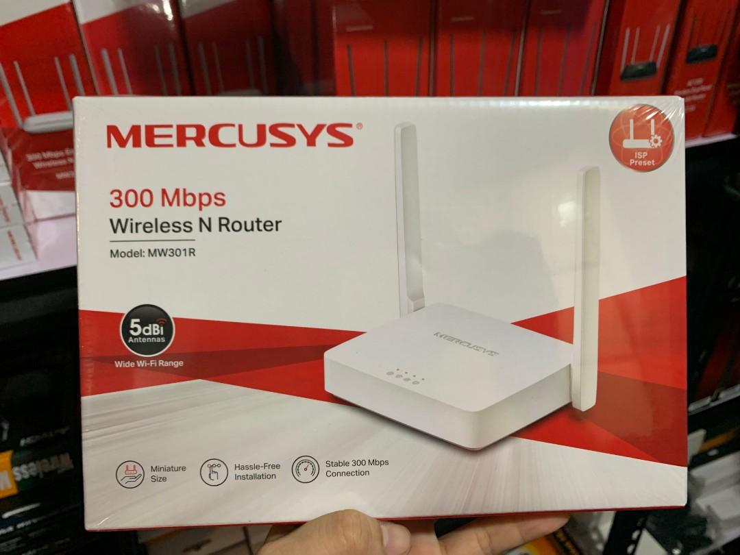 Mercusys Mw301r 300mbps Wireless N Router Two 5dbi Antennas Wifi Router Computers Tech Parts Accessories Networking On Carousell