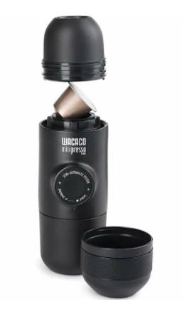 MINIPRESSO NS PORTABLE ESPRESSO MACHINE (Category: Coffee Machines & Makers) located in Marikina City. Submitted by skowshop (Listing ID 1084180552, Image 2). Description: Minipresso NS uses NS CAPSULES* to prepare espresso. The advantage is that the coffee is ground, measured, tamped, with a higher precision than we are capable of doing. There is very little left for error, so your espresso is great every time. It's also more convenient, mess fr