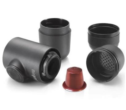 MINIPRESSO NS PORTABLE ESPRESSO MACHINE (Category: Coffee Machines & Makers) located in Marikina City. Submitted by skowshop (Listing ID 1084180552, Image 3). Description: Minipresso NS uses NS CAPSULES* to prepare espresso. The advantage is that the coffee is ground, measured, tamped, with a higher precision than we are capable of doing. There is very little left for error, so your espresso is great every time. It's also more convenient, mess fr
