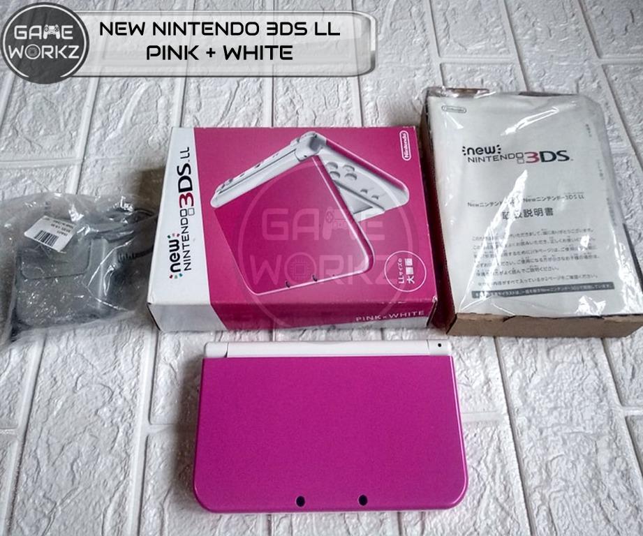 Nintendo New 3ds Xl Pink White Video Gaming Video Game Consoles Nintendo On Carousell
