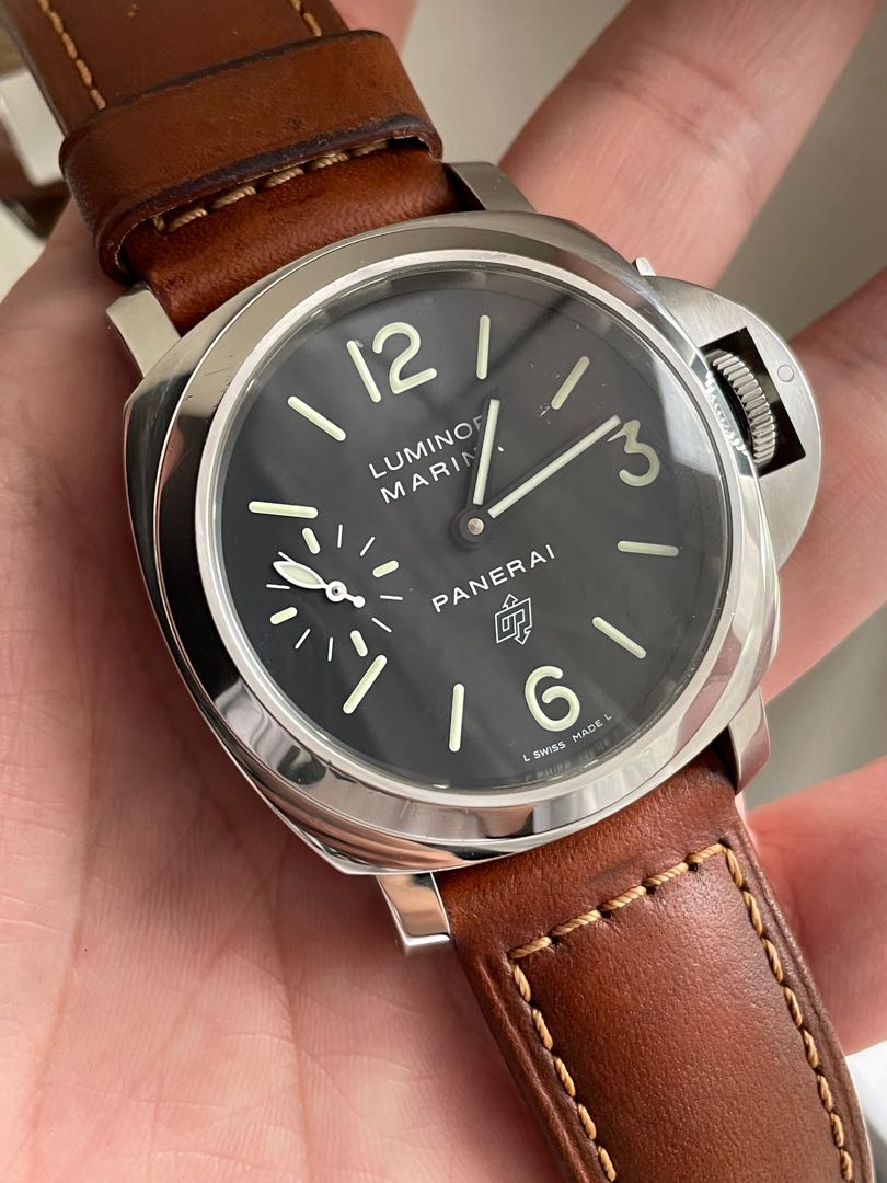 Panerai Luminor Marina Logo Acciaio PAM1005 Men s Fashion