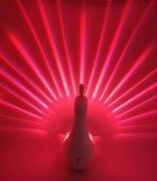 Peacock Shape LED Light Projector Remote Controlled Wall Lamp Night Light Led Sleep Soother Modern (Category: Lighting) located in Manila. Submitted by bargainrepublic_mountain (Listing ID 1084177823, Image 2). Description: Peacock Shape LED Light Projector Remote Controlled Wall Lamp Night Light Led Sleep Soother Modern FREE SHIPPING!! SAME DAY DELIVERY!! (Metro Manila buyers) Less P100 on Shipping Fee of buyers outside Metro Manila. For a minim