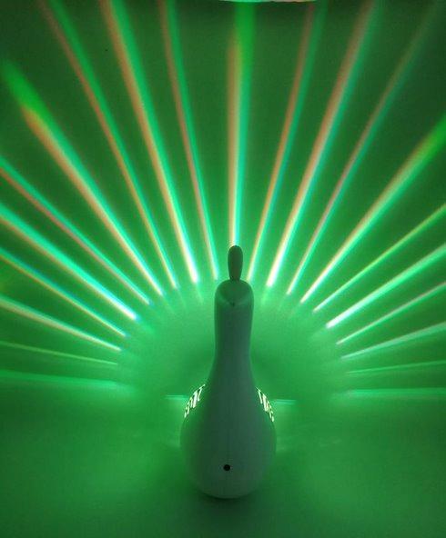 Peacock Shape LED Light Projector Remote Controlled Wall Lamp Night Light Led Sleep Soother Modern (Category: Lighting) located in Manila. Submitted by bargainrepublic_mountain (Listing ID 1084177823, Image 3). Description: Peacock Shape LED Light Projector Remote Controlled Wall Lamp Night Light Led Sleep Soother Modern FREE SHIPPING!! SAME DAY DELIVERY!! (Metro Manila buyers) Less P100 on Shipping Fee of buyers outside Metro Manila. For a minim