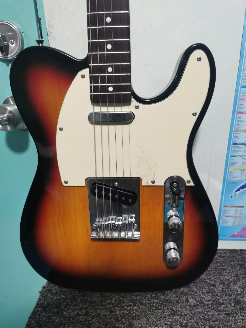 Photogenic telecaster electric guitar (Category: Musical Instruments) located in Paranaque City. Submitted by tegtegs (Listing ID 1084231339, Image 2). Description: New arrival Photogenic telecaster 10k With soft case With minor scratches only Mabigat ang body Payment thru bpi online transfer, gcash or in any remittance center Shipping via lalamove, buyers expense For sale only.