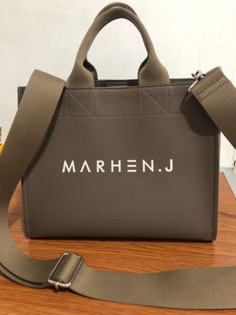 Preloved tas Marhen J Warna Taupe Original