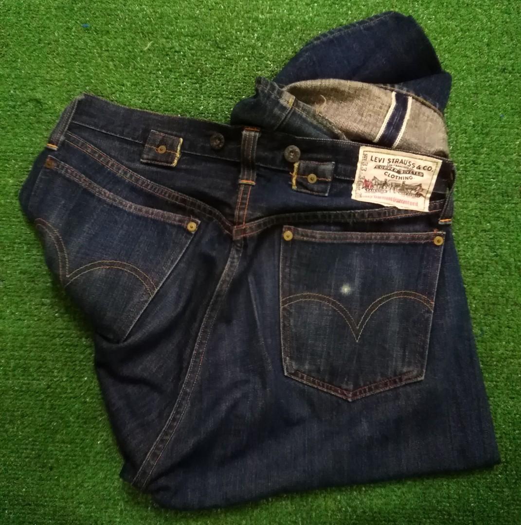 Rare Levis 201 Buckle Back, Men's Fashion, Bottoms, Jeans on Carousell