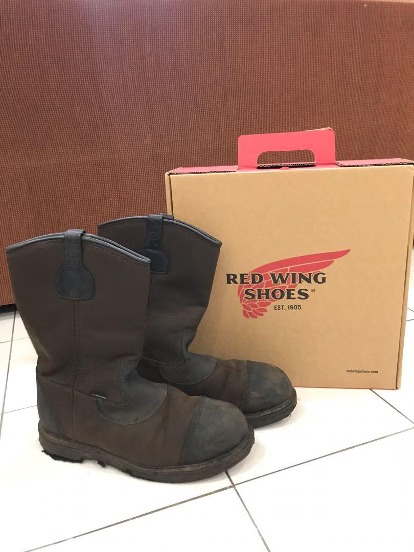 Red Wing Safety Boots Model No 2499 Men s Fashion Footwear