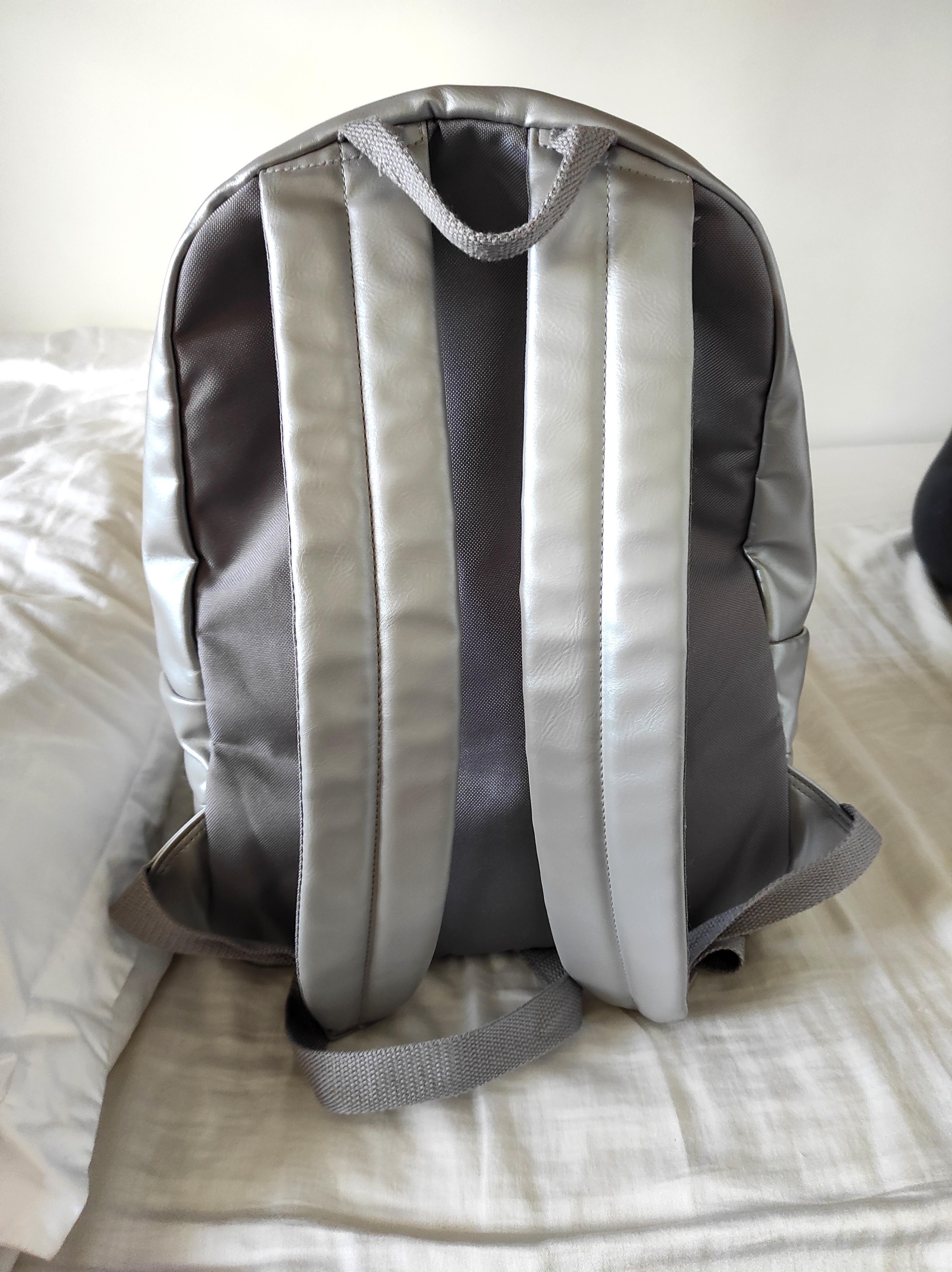 Reebok top backpack silver