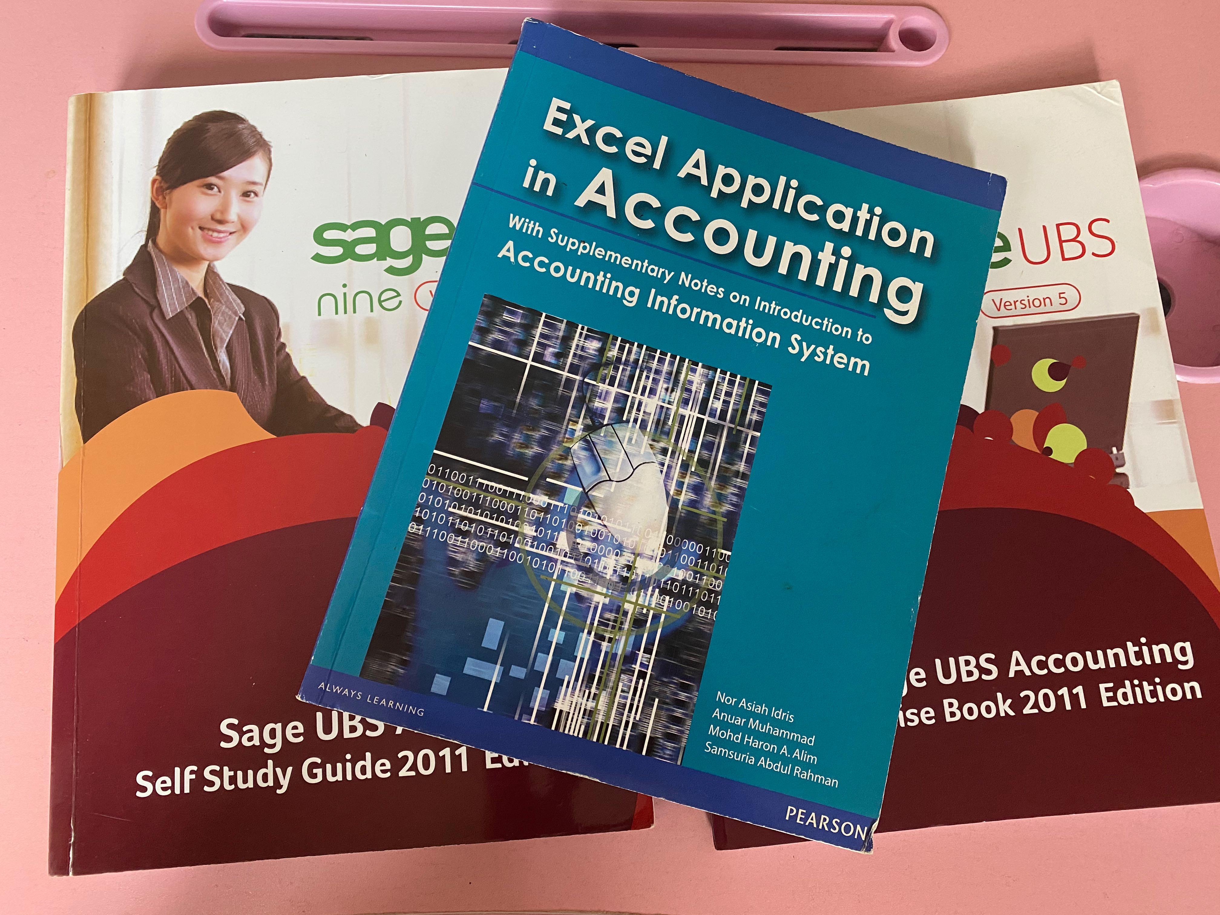 Sage Ubs Book Excel Application In Accounting Textbooks On Carousell