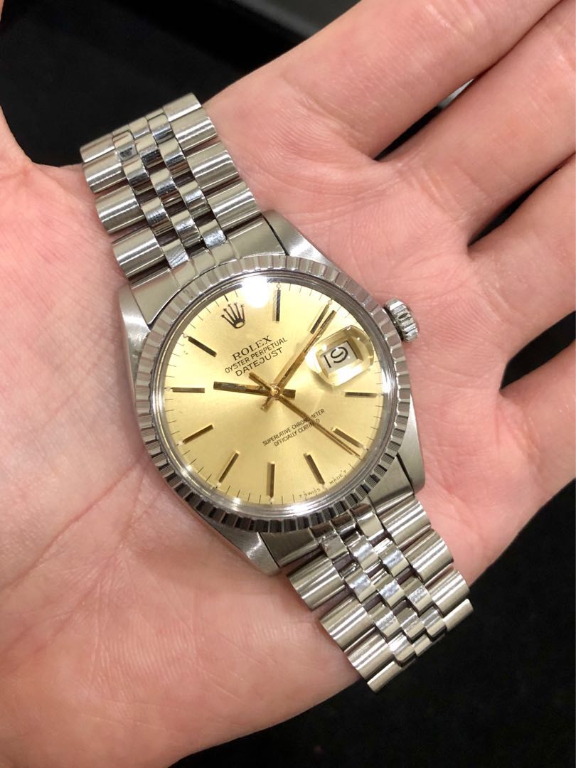 Sale Vintage 36mm Rolex Ref. 16030 Flawless Champagne Dial
