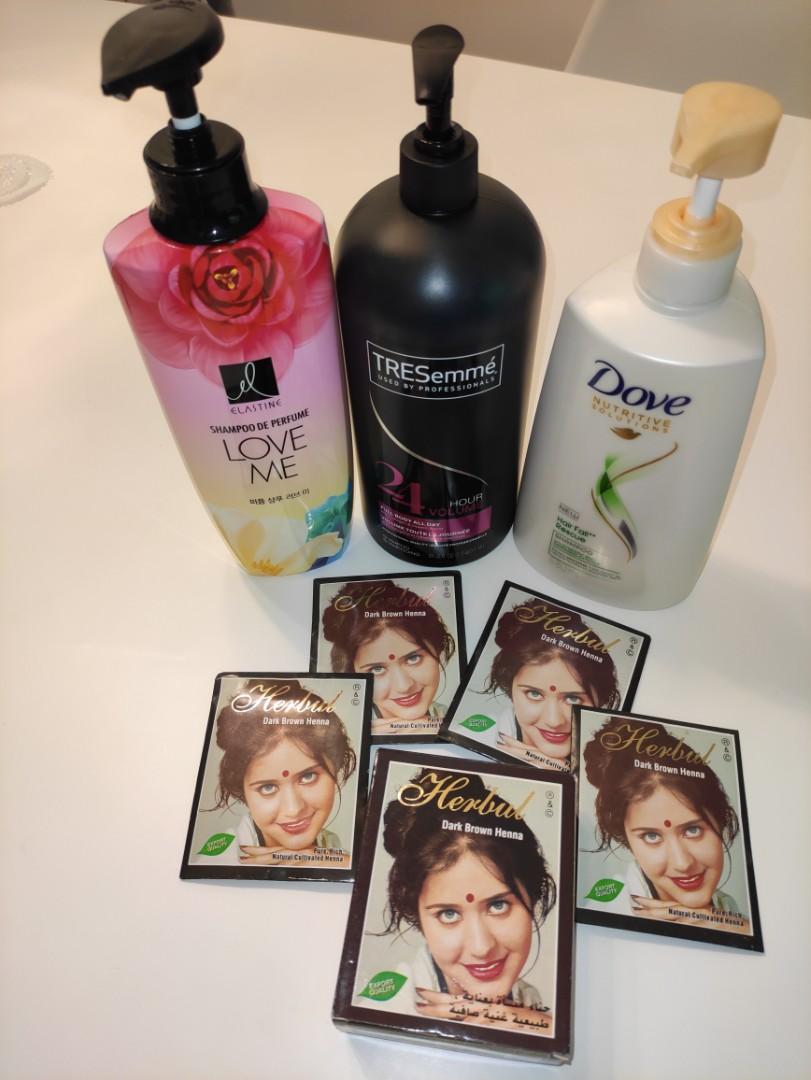 Shampoos And Herbul Henna Hair Dove Tresemme Love Me Beauty Personal Care Hair On Carousell