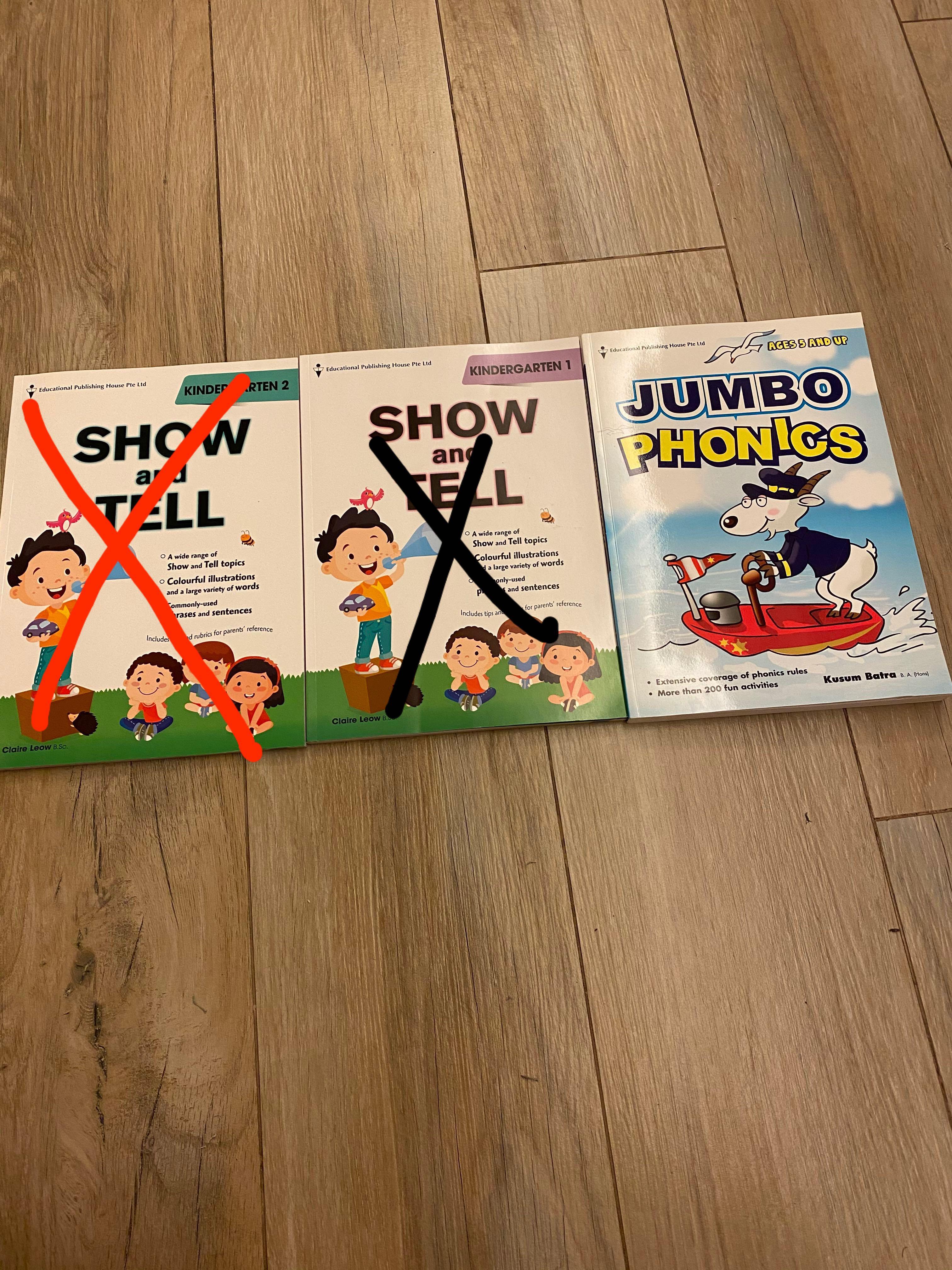 小一面試 Show And Tell And Jumbo Phonics 書本 文具 小朋友書 Carousell