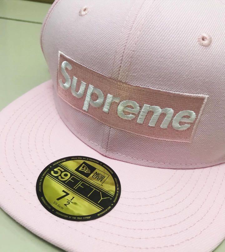 Supreme Champions Box Logo New Era Cap, Men's Fashion, Watches