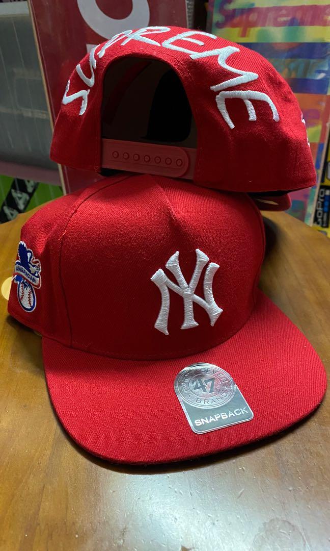 Supreme x New York Yankees '47 Brand(Original), Men's Fashion