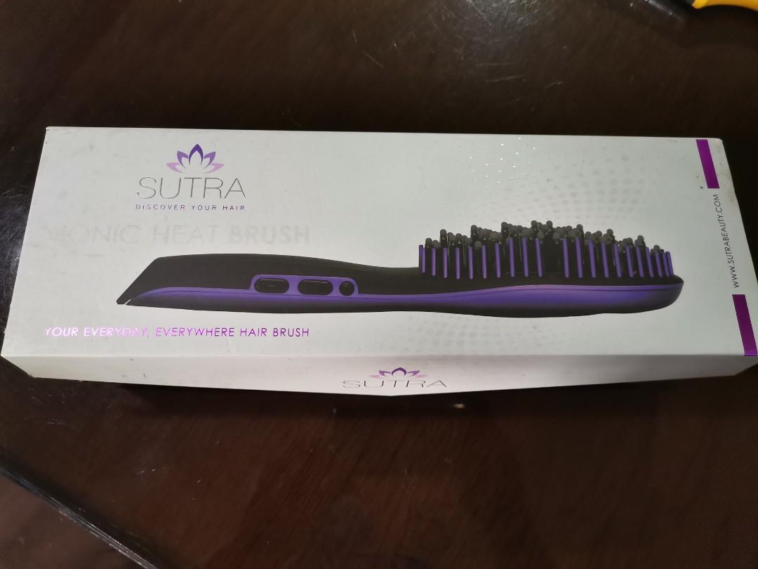 Sutra hair brush straightener deals