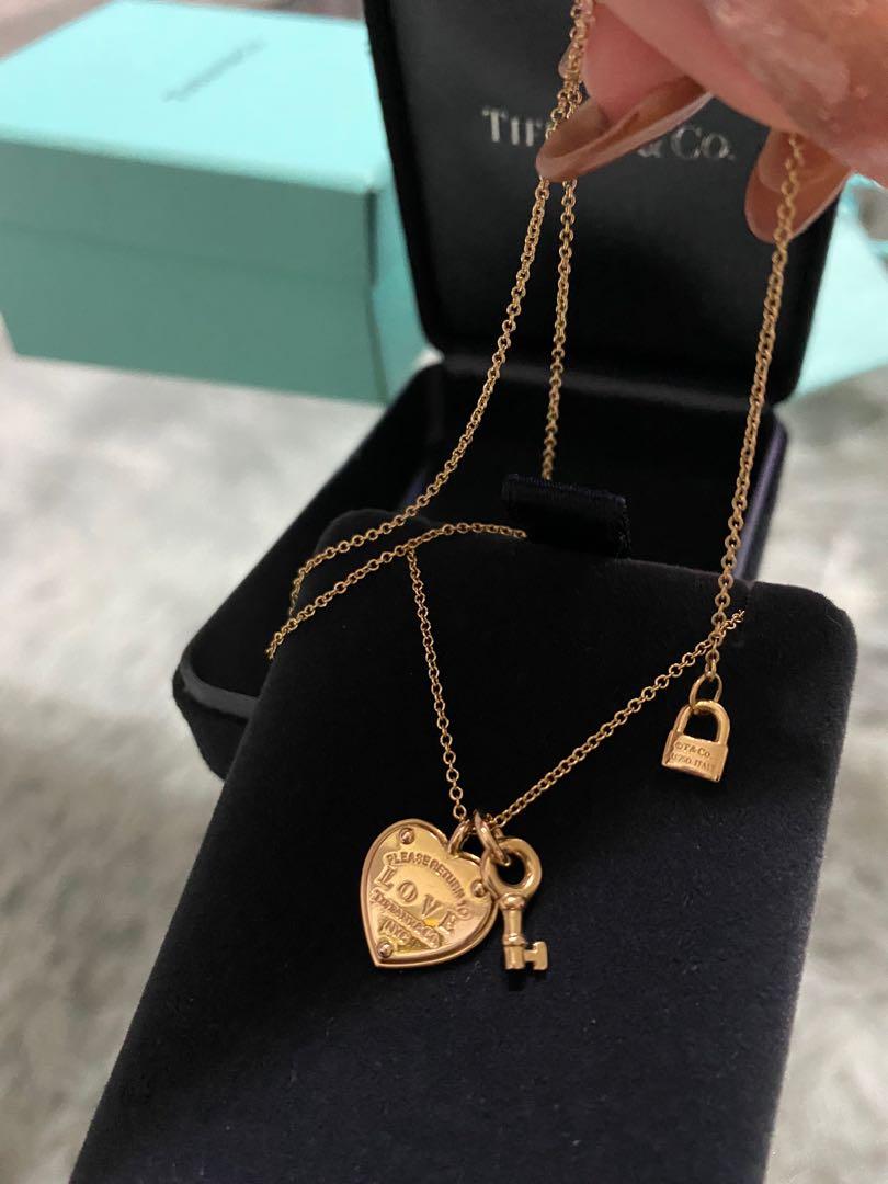 Ebaija Tiffany Love Pink Heart Necklace 925 Pure Silver With Red Heart, Oil  Enamel, And Blue Double Heart Pendant For Women By Internet Celebrity From  Qqwjzy, $100.6 | DHgate.Com