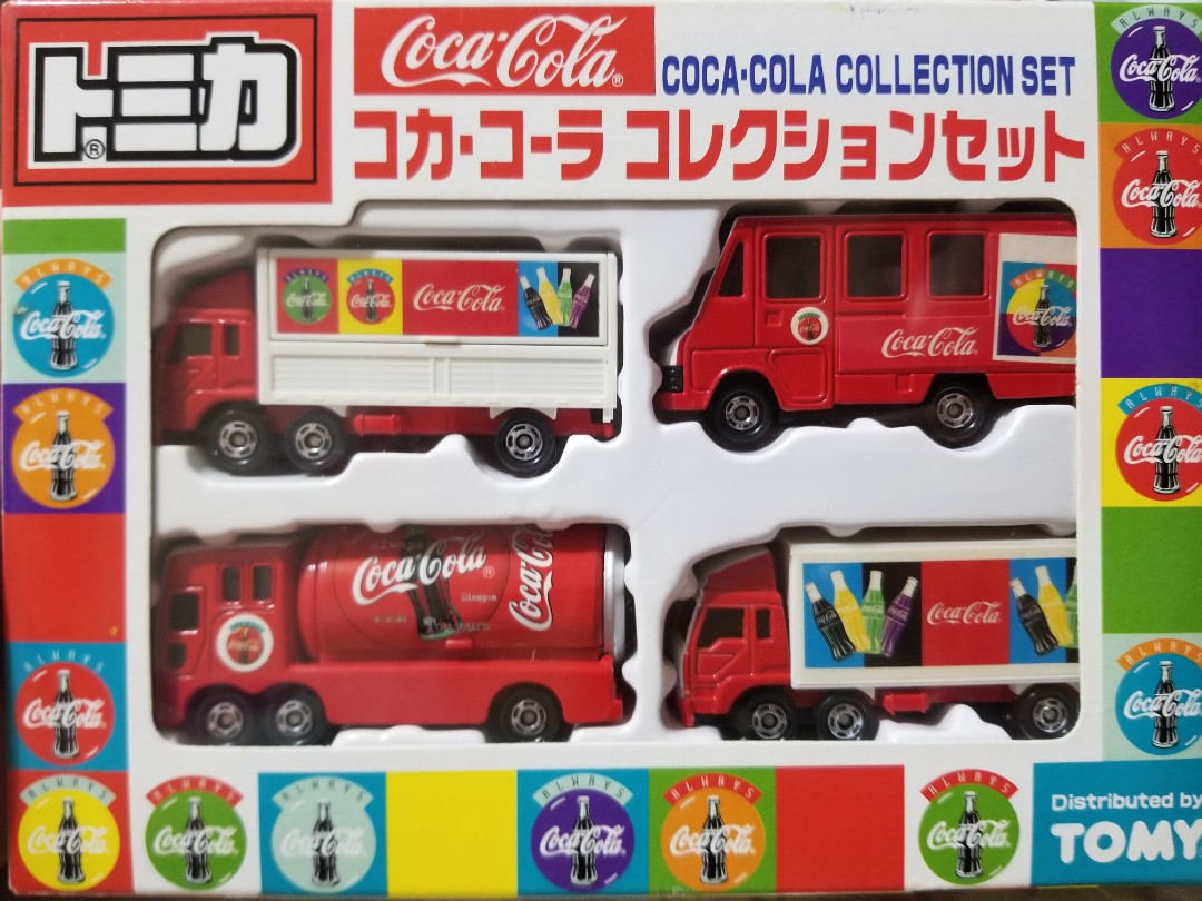 Set De Voitures TOMICA Coca Cola Collection – Miniatures Japonaises D’Occasion