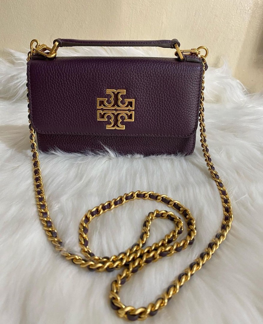 Tory Burch Britten Mini Top Handle, Women's Fashion, Bags & Wallets,  Cross-body Bags on Carousell