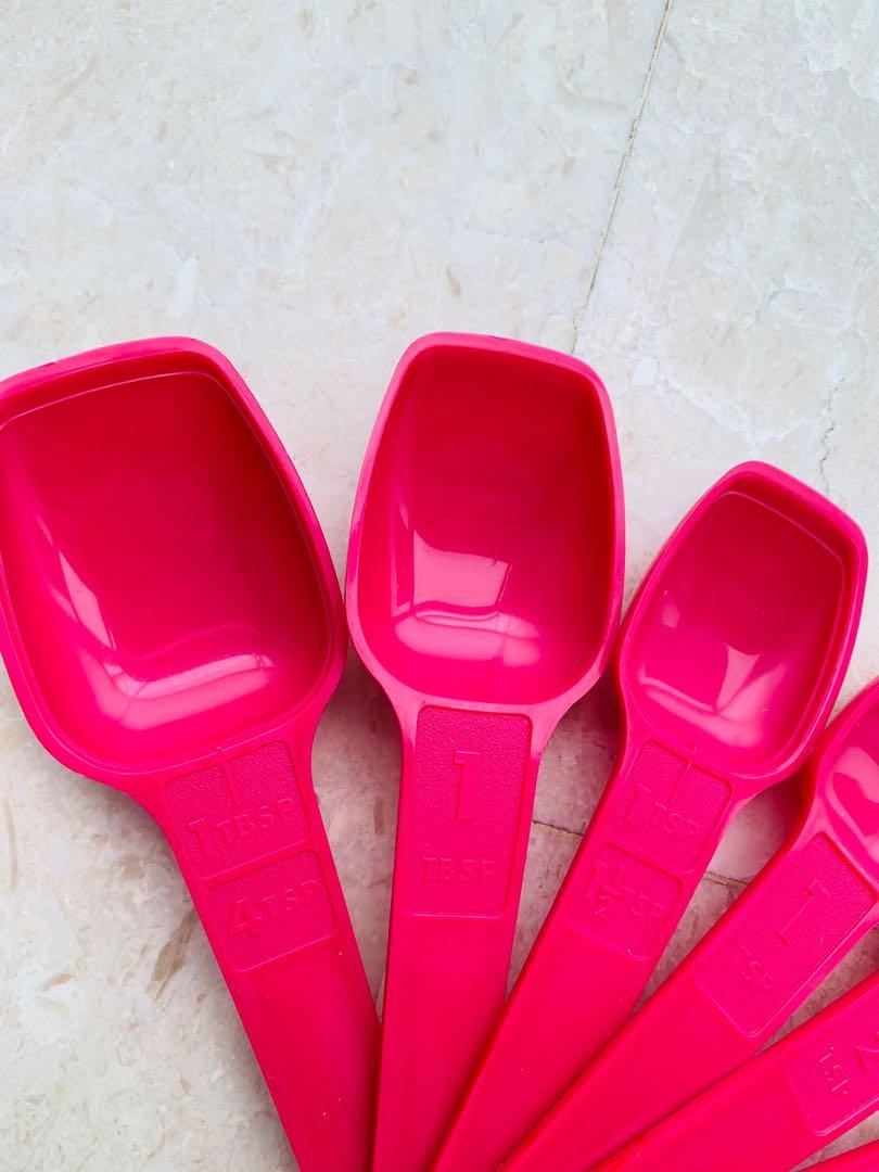 Tupperware measuring spoons set of 7 furniture home living