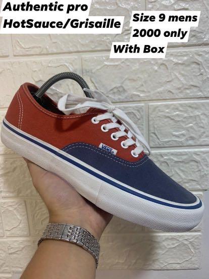 Vans authentic top hot sauce