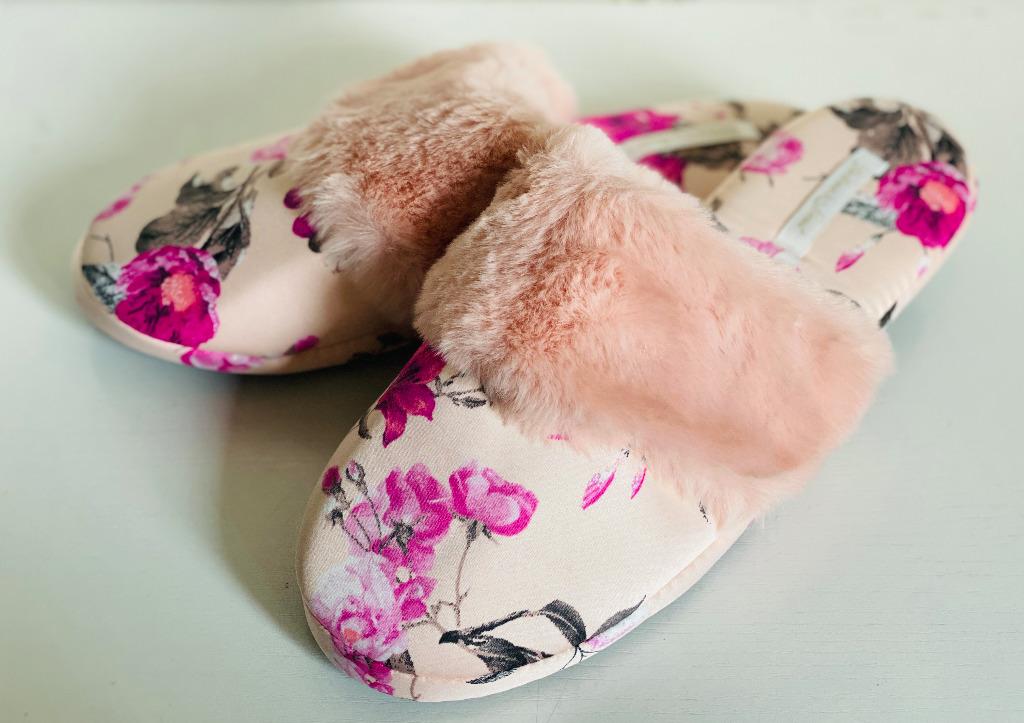 Signature satin slippers victoria secret sales