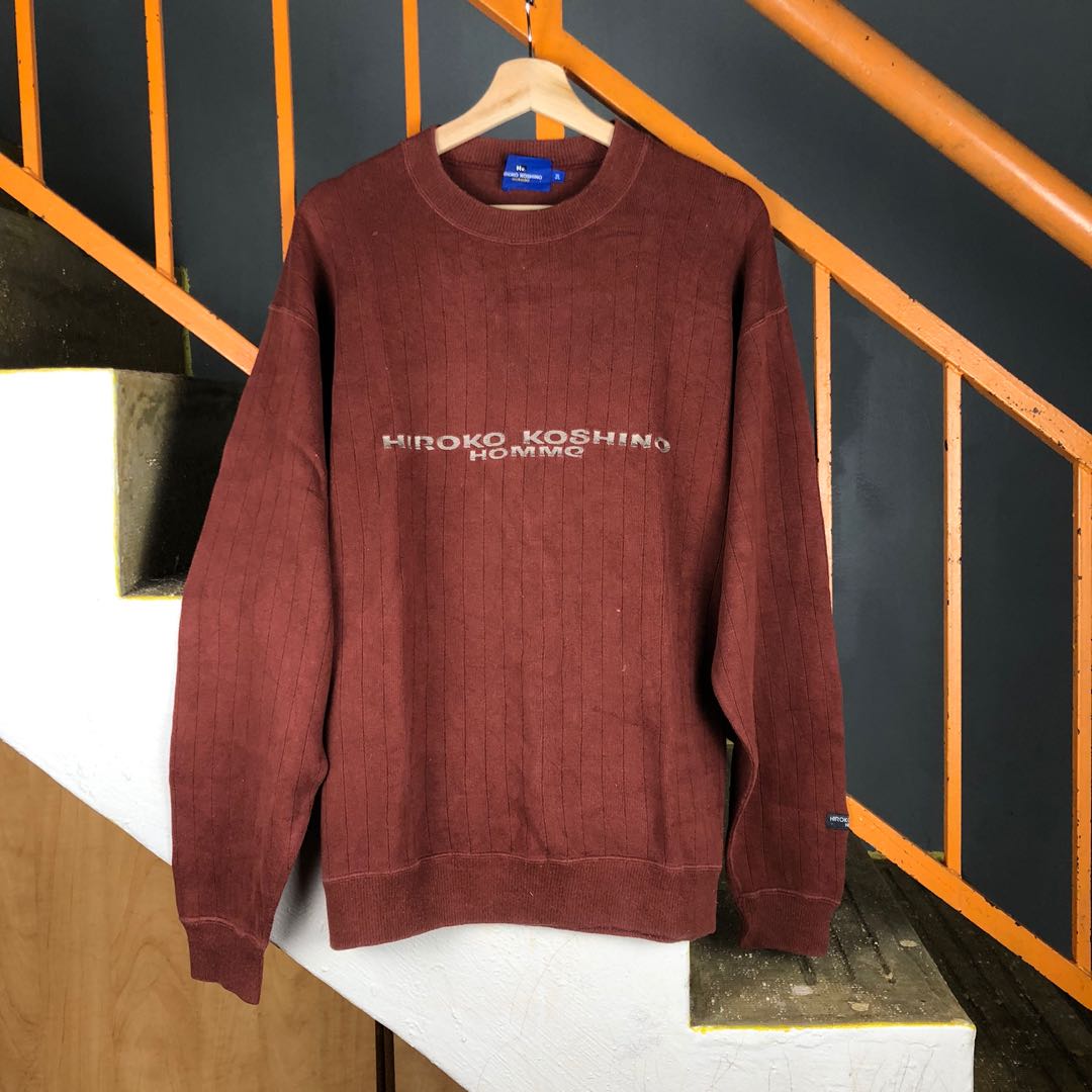 Vintage Hiroko Koshino Homme Japan Crewneck Sweatshirt