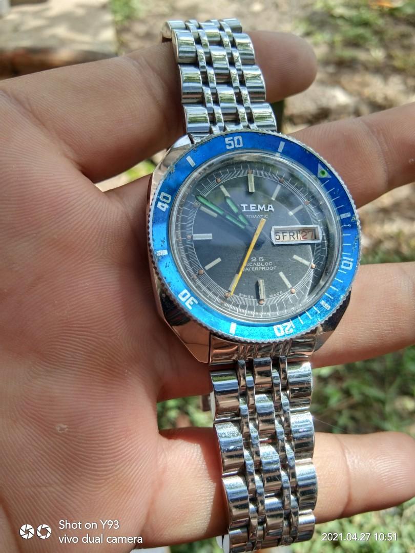 Vintage watch skin diver, Men's Fashion, Watches & Accessories, Watches on  Carousell