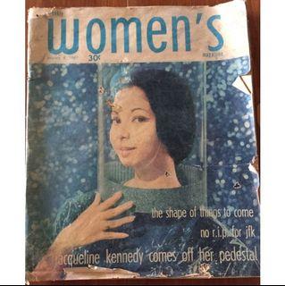 Vintage Women Magazine Jacqueline Kennedy Edition