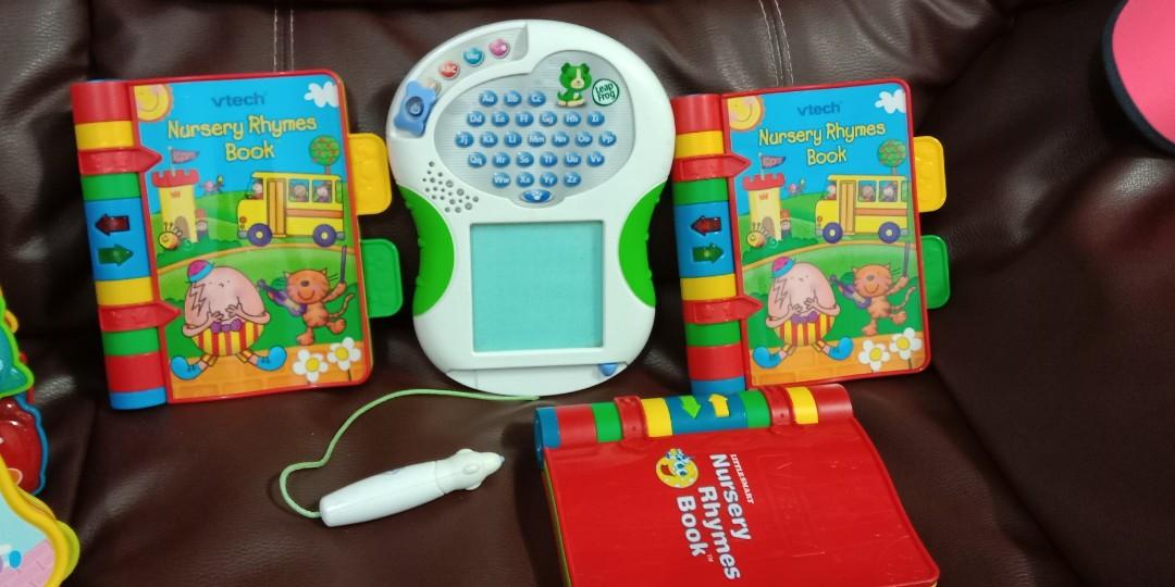 Vtech nersery rhymes book (Category: Infant Playtime) located in Cavite. Submitted by dimple082 (Listing ID 1084205381, Image 2). Description: in good condition book 550 leap frog 680.