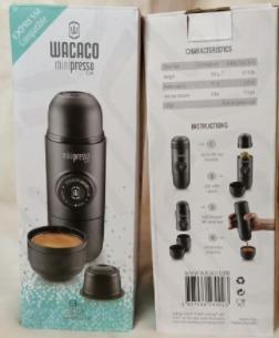 Wacaco Minipresso CA Portable Espresso Coffee Machine (Category: Coffee & Tea Tableware) located in Marikina City. Submitted by skowshop (Listing ID 1084176277, Image 2). Description: Minipresso CA uses capsules to prepare espresso. The advantage is that the coffee is ground, measured, tamped, with a higher precision than we are capable of doing. There is very little left for error, so your espresso is great every time. It's also more convenient,
