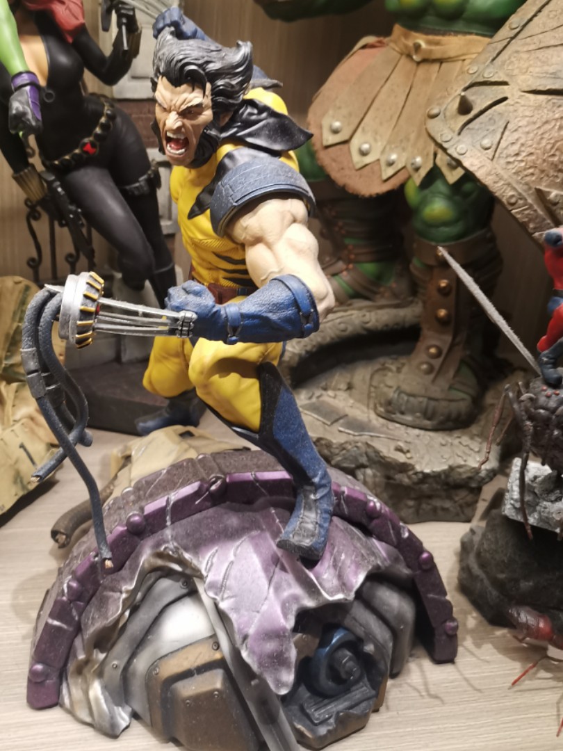 Xm studios wolverine statue, Hobbies & Toys, Toys & Games on Carousell