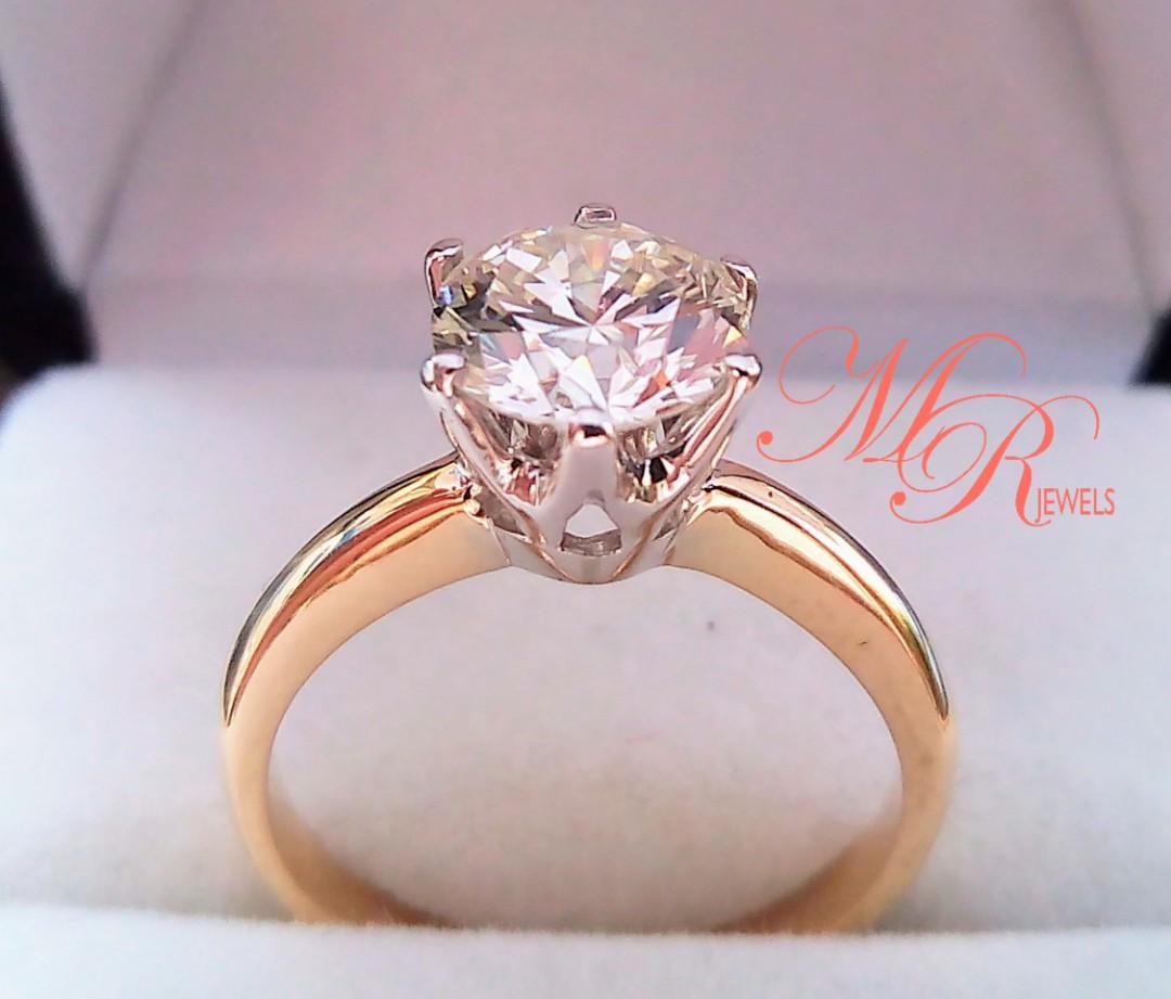 Natural earth rings top
