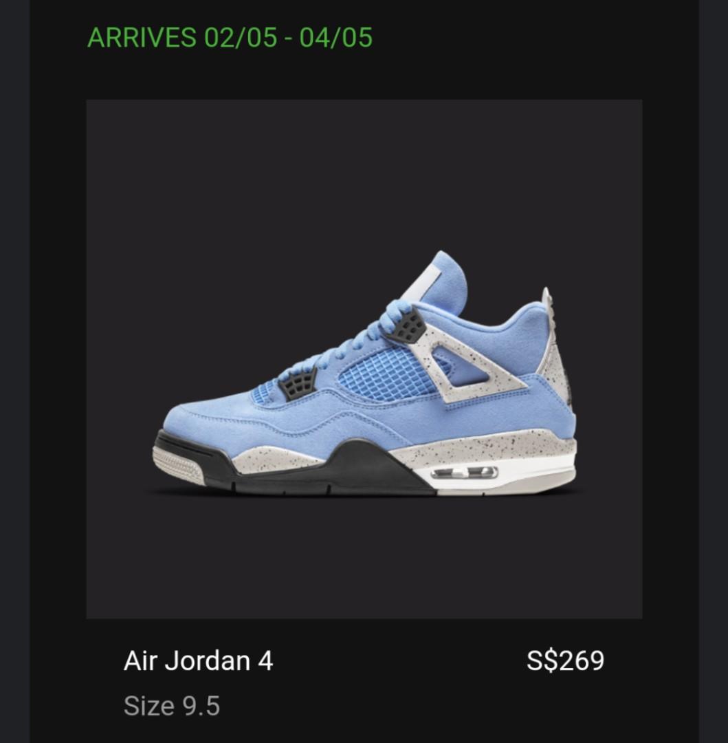 Carolina jordan 4 new arrivals
