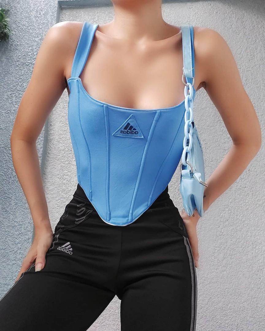 Adidas corset top 💙, Women's Fashion, Activewear on Carousell