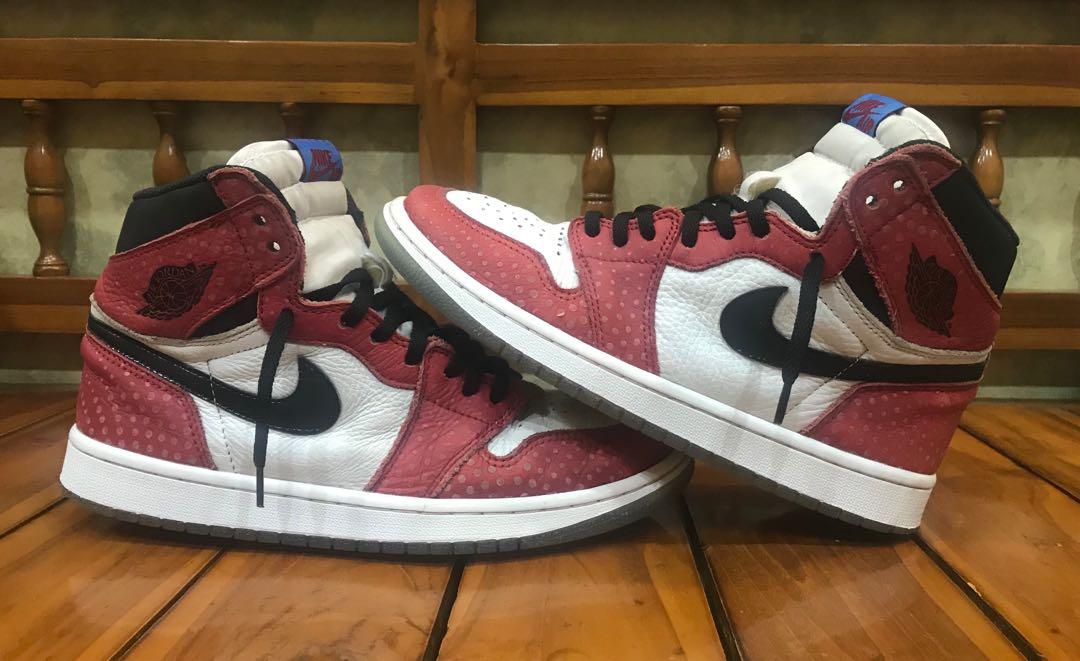 Air jordan 1 spiderman for sale best sale