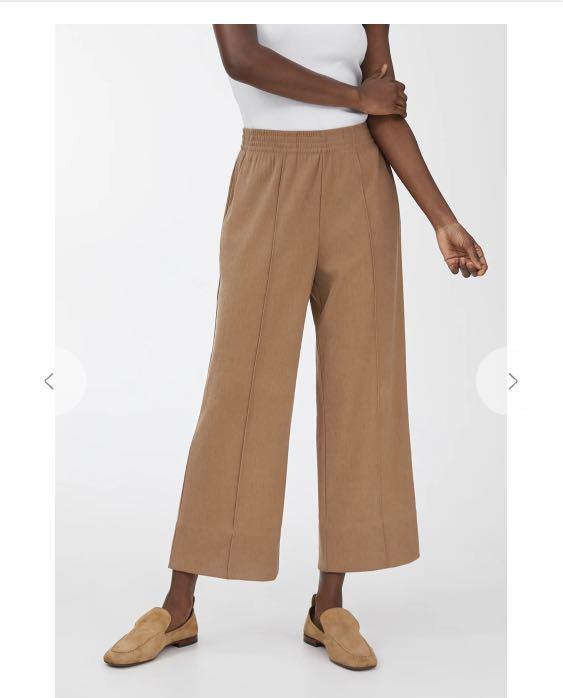 Striped Wide Leg Trousers  Jersey Lounge Pants  Natural Bed Company