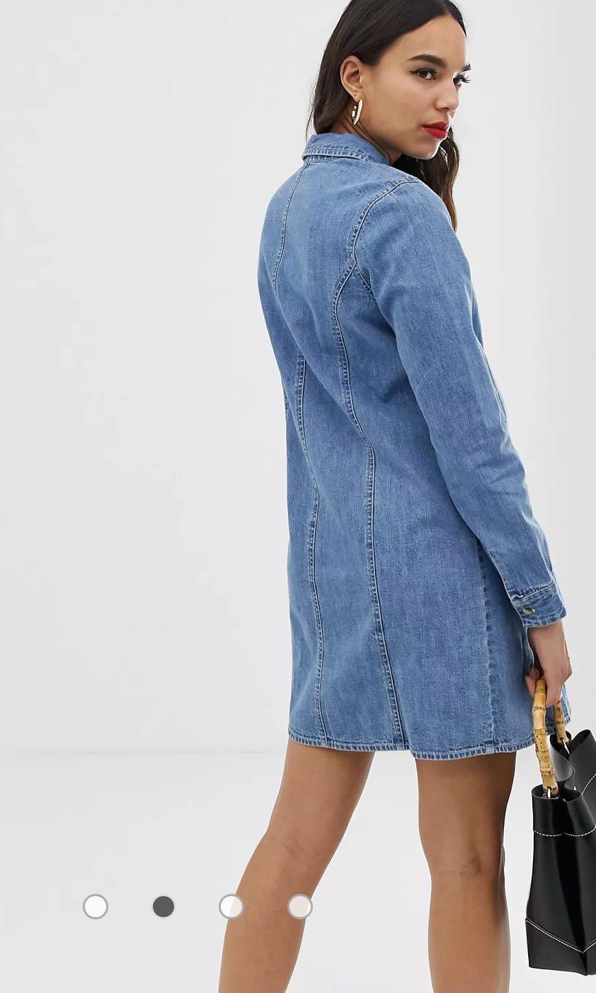 ASOS Denim Maternity Dress, Women's Fashion, Maternity wear on Carousell