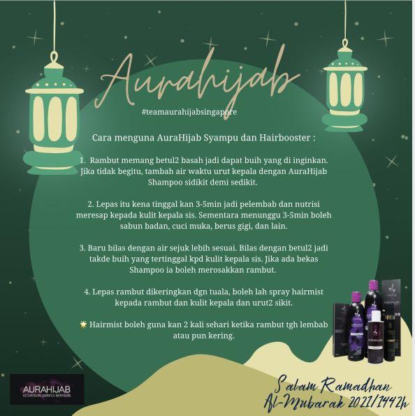 Aurahijab Shampoo And Conditioner Beauty Personal Care Hair On Carousell