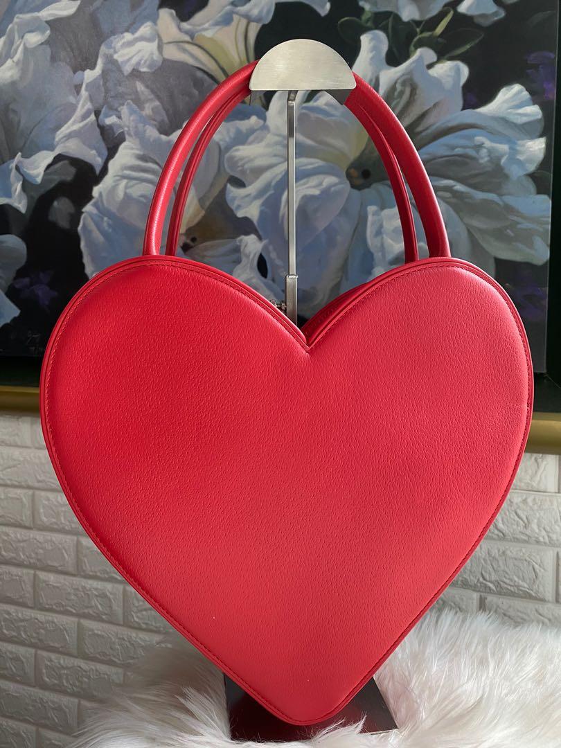 Authentic Kate Spade Doily Heart Red Leather Handbag (Category: Luxury Bags & Wallets) located in Makati City. Submitted by cindiorella (Listing ID 1084351065, Image 2). Description: 100% guaranteed authentic No inclusions In excellent condition ❤️😍 You won’t find this elsewhere 😉 super cute handbag ❤️.