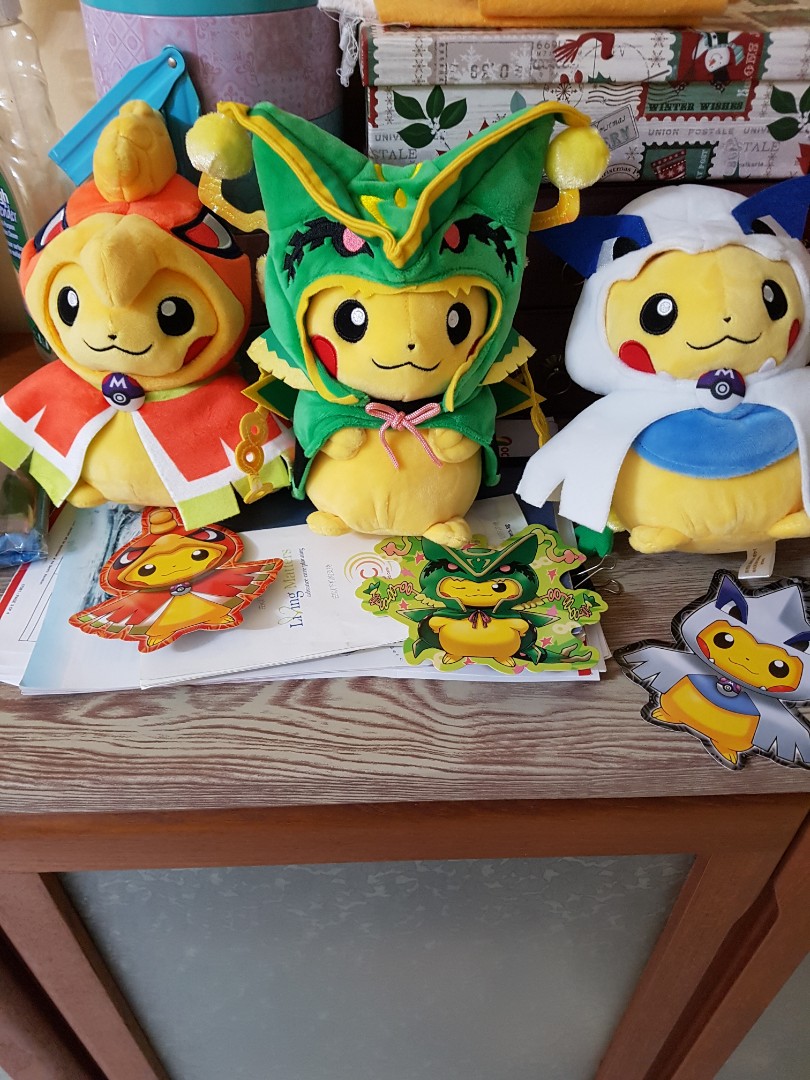 pikachu poncho plush