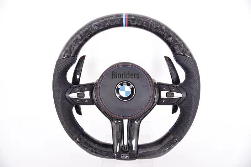 BMW msport m sport steering wheel carbon fiber Audi Mazda Mercedes with