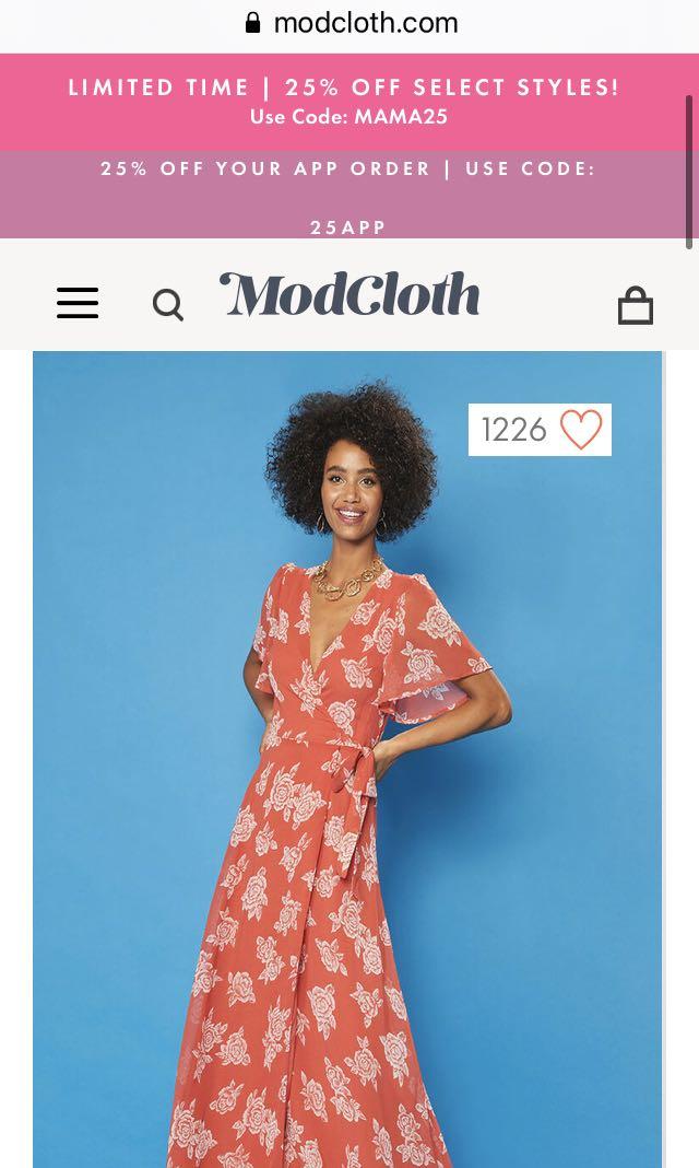 Modcloth wrap dress online
