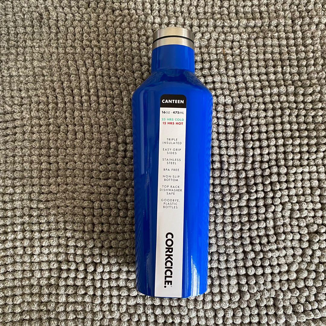 Corkcicle 16oz Canteen Cobalt Retired - The Kitchen Table